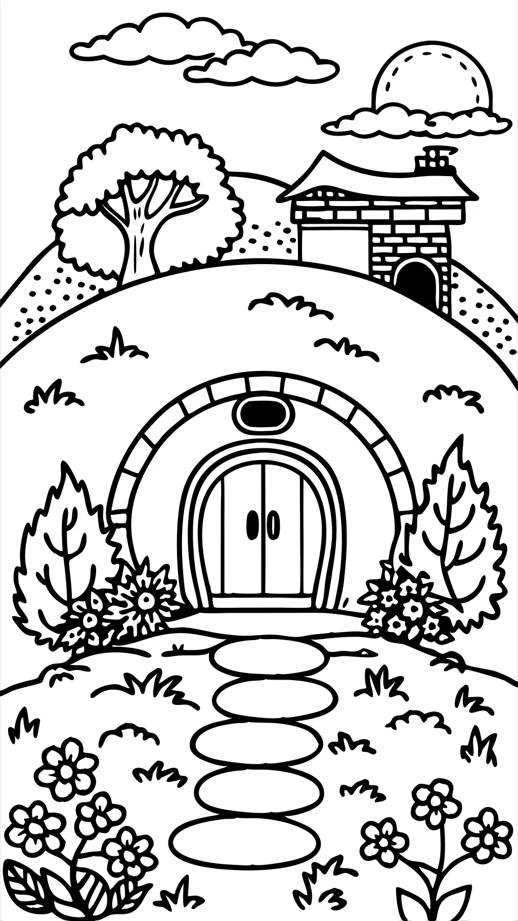 coloring pages hobbit